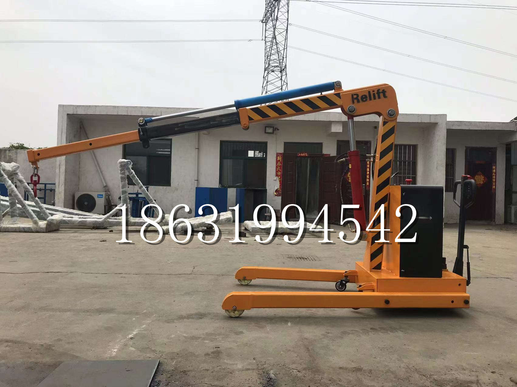 玉里镇久征定做3吨三轮随车吊 农用园林绿化移树吊 平板工程用小吊机